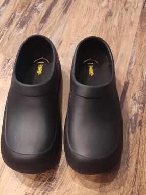 TredSafe Black Slip-On Work Loafers, Unisex
